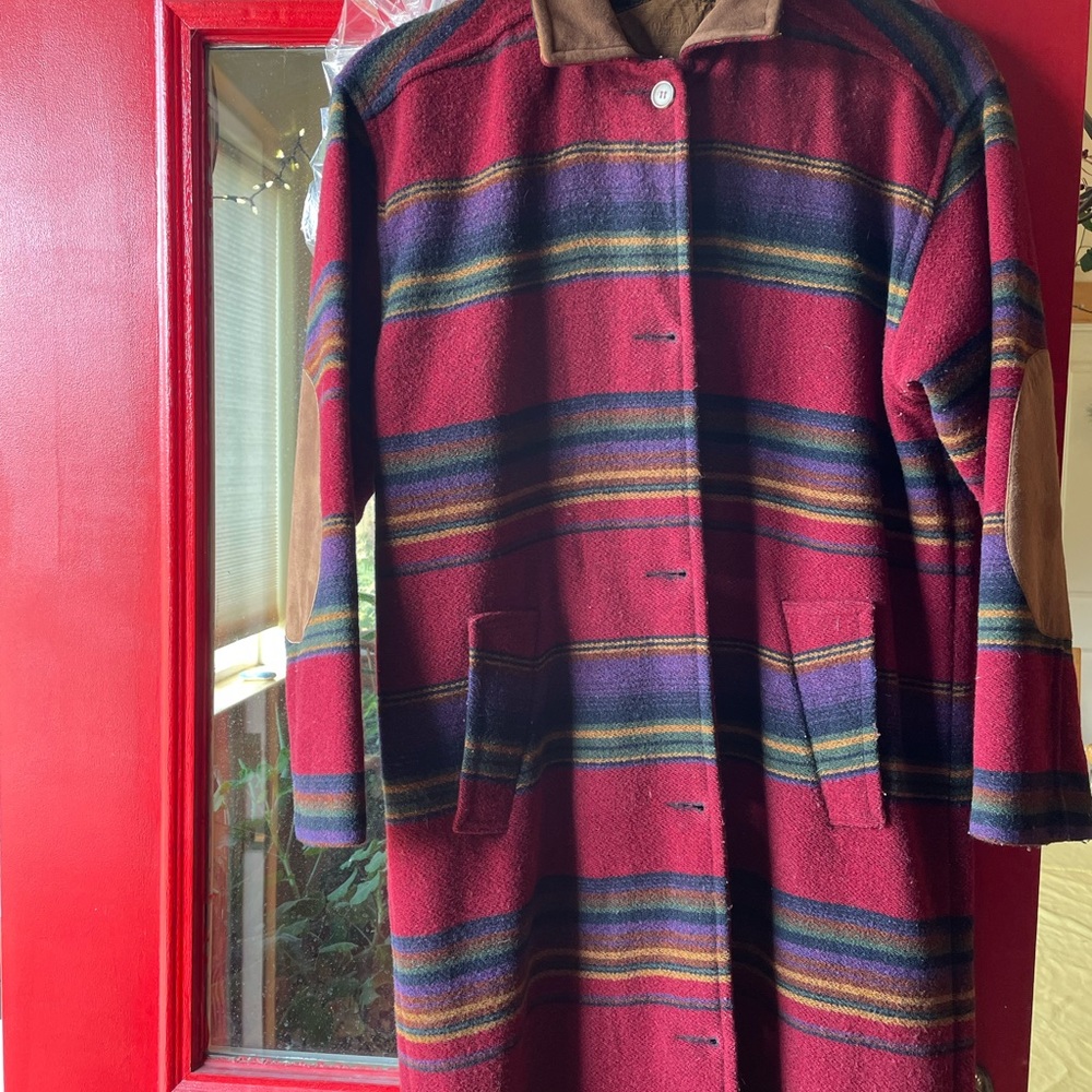 1970’s Southwestern Blanket Wool Coat by Woolrich.
